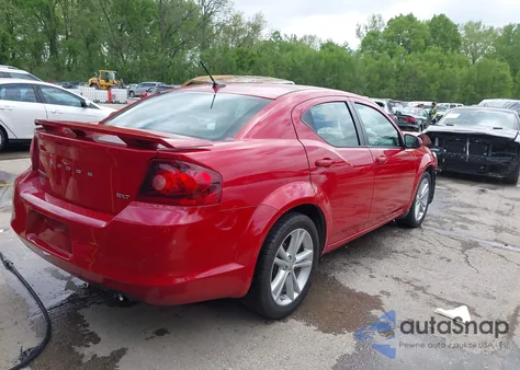 2014 Dodge Avenger Sxt from USA, damaged, VIN 1C3CDZCB0EN117725